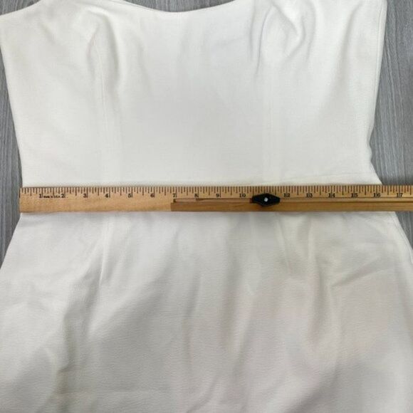 Dress the Population Rory Party Ready Bodycon Fringe Midi Dress Off White XL - Picture 14 of 14